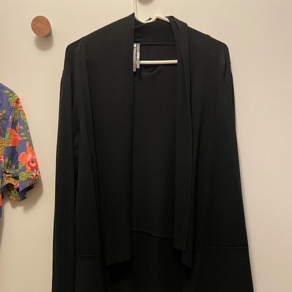 Black Anthropologie long cardigan